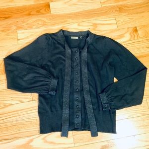 Black Cardigan with sparkly trim